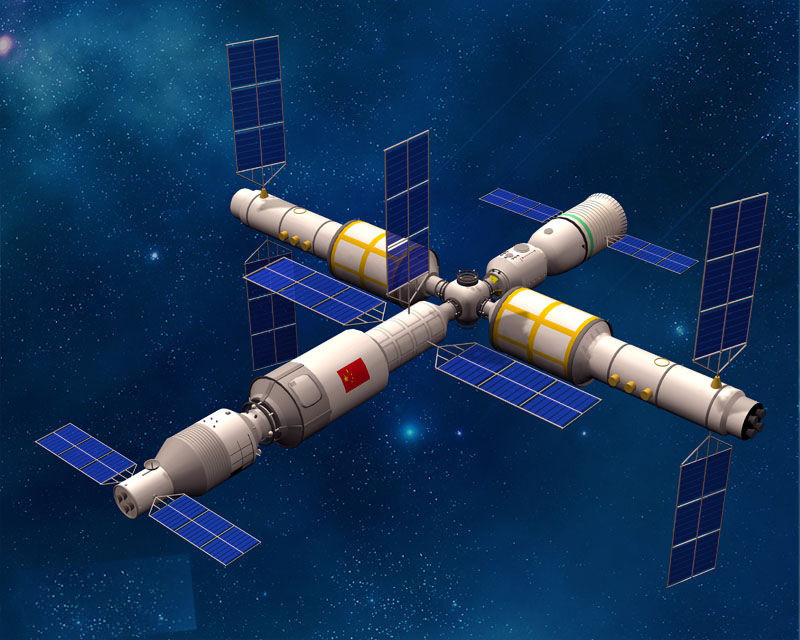 China space station construction can not be separated from t